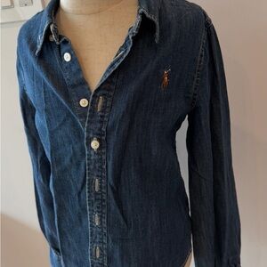 Ralph Lauren Blue Denim Kids Shirt